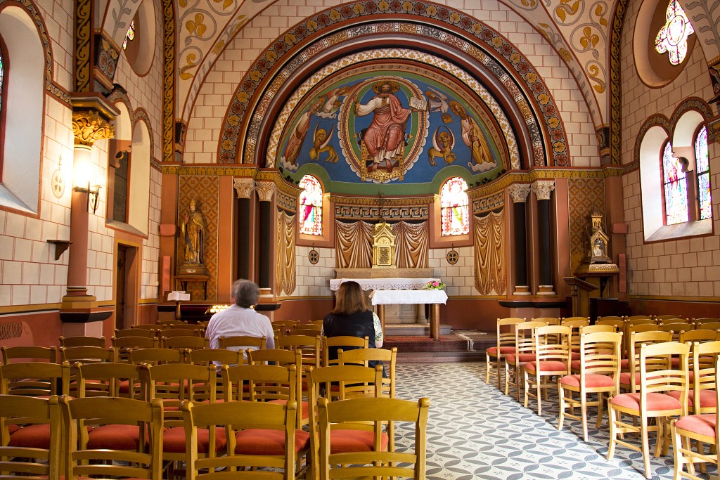 eguisheim elzas vogezen hdr france frankrijk vosges Egisheim kapel van Saint-Leon-IX Notre-Dame de Pitie